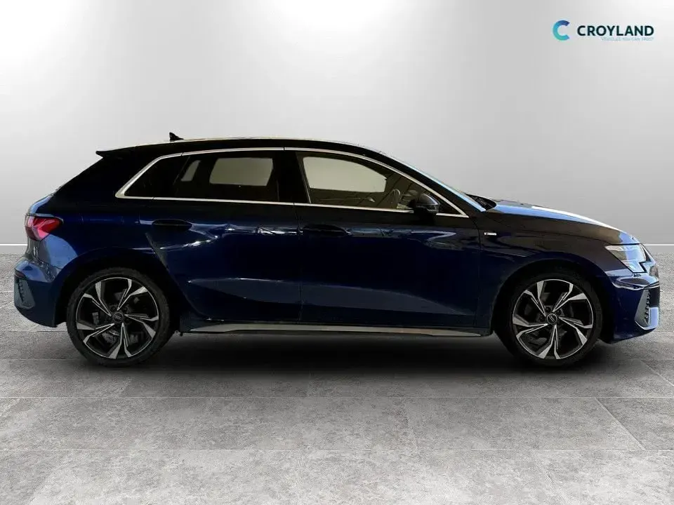 Used Audi A3 Sportback S-Line 150 HP (110 kW) 2023 Blue Hatchback