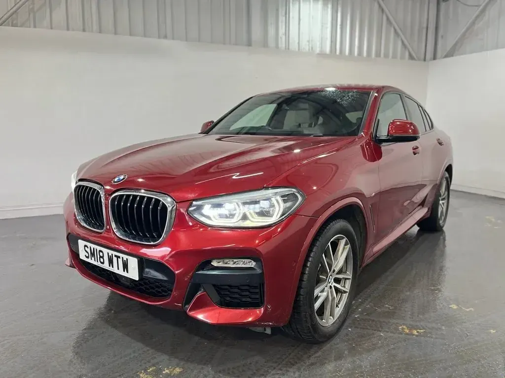 Used BMW X4 M Sport 190 HP (139 kW) 2018 Red SUV