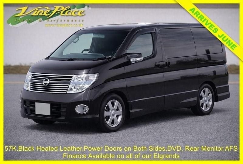 Used Nissan Elgrand 2009 Black MPV