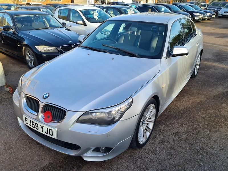 Used BMW 520 M Sport 177 HP (130 kW) 2009 Silver Sedan