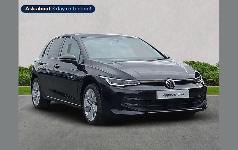 Black Used 2024 VW Golf VIII Match Hatchback | £19,523 (Good price) - Image 1/4