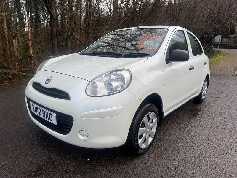 White Used 2012 Nissan Micra Visia Hatchback | £2,995 (Fair price) - Image 1/4