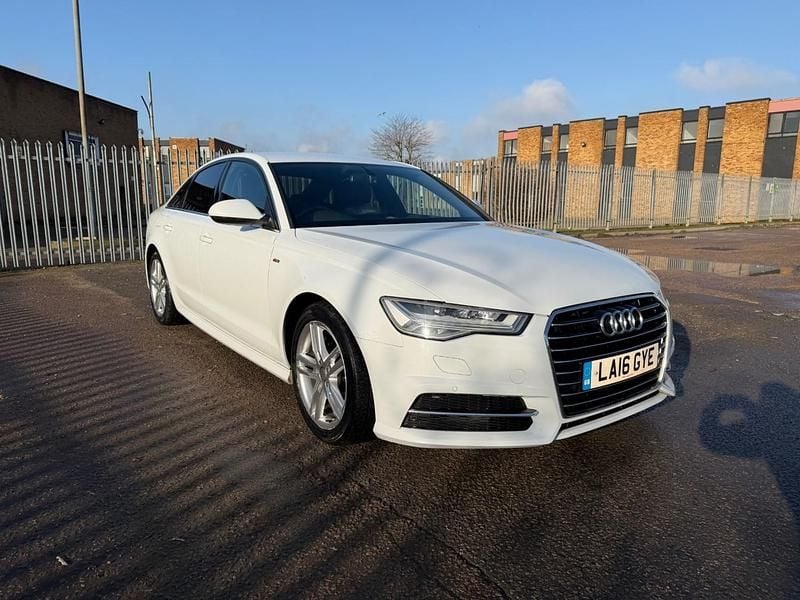 Used Audi A6 S-Line 190 HP (139 kW) 2016 White Sedan