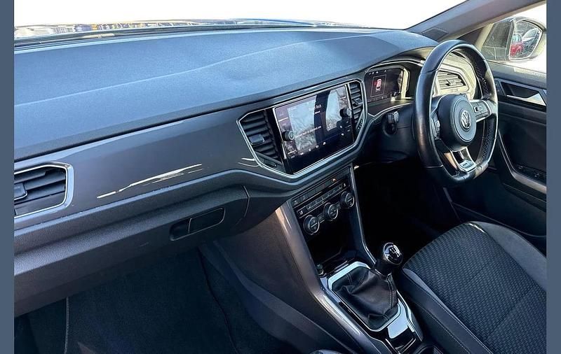 Used VW T-Roc R-line 150 HP (110 kW) 2020 Blue SUV