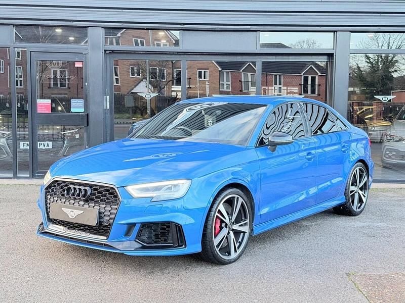 Used Audi RS3 Comfort 400 HP (294 kW) 2018 Blue Sedan