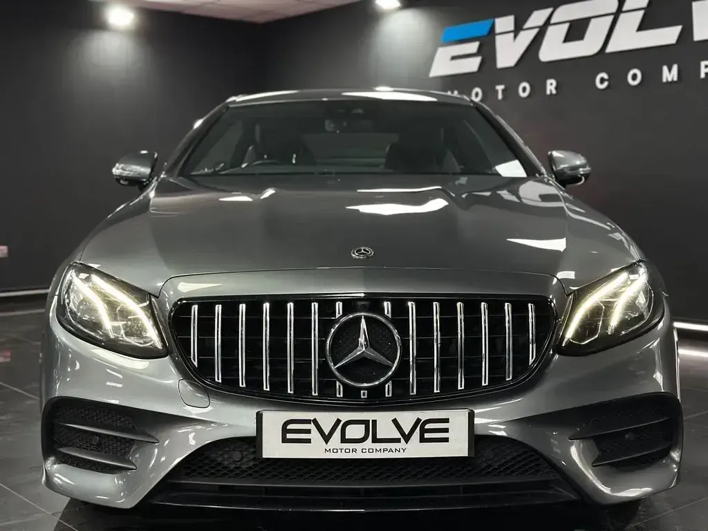 Used Mercedes E350 AMG line 2018 Grey Coupe