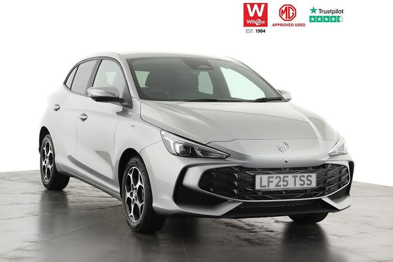 Silver Used 2025 MG MG3 Trophy Hatchback | £16,599 (Fair price) - Image 1/4