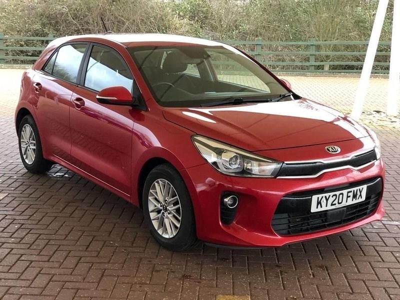 Used Kia Rio 99 HP (72 kW) 2020 Red Hatchback