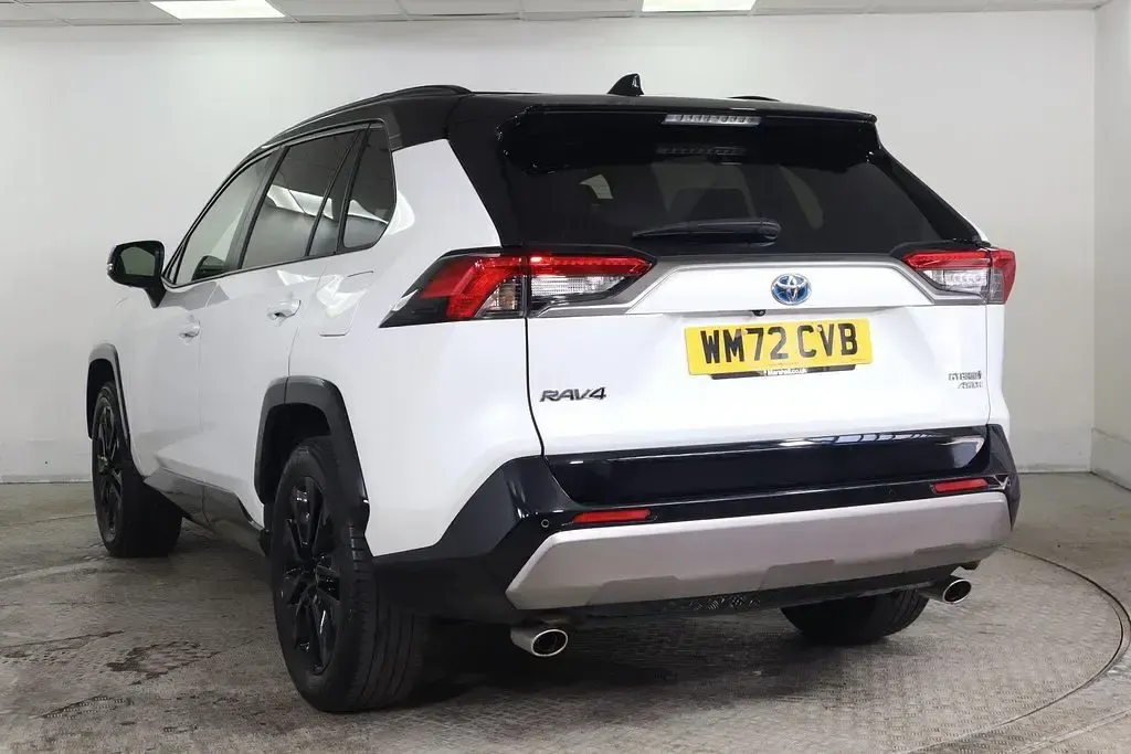 Used Toyota RAV4 Hybrid 2022 White and black SUV