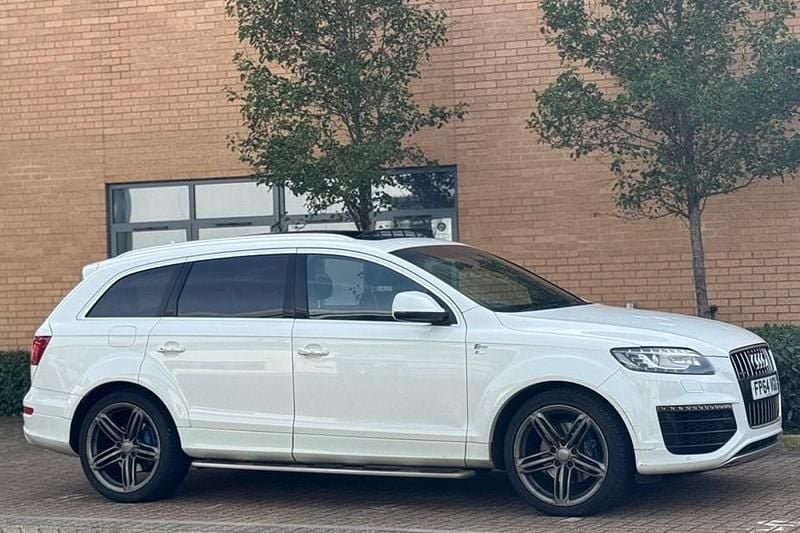 White Used 2014 Audi Q7 S-Line SUV | £8,990 (Good price) - Image 1/1