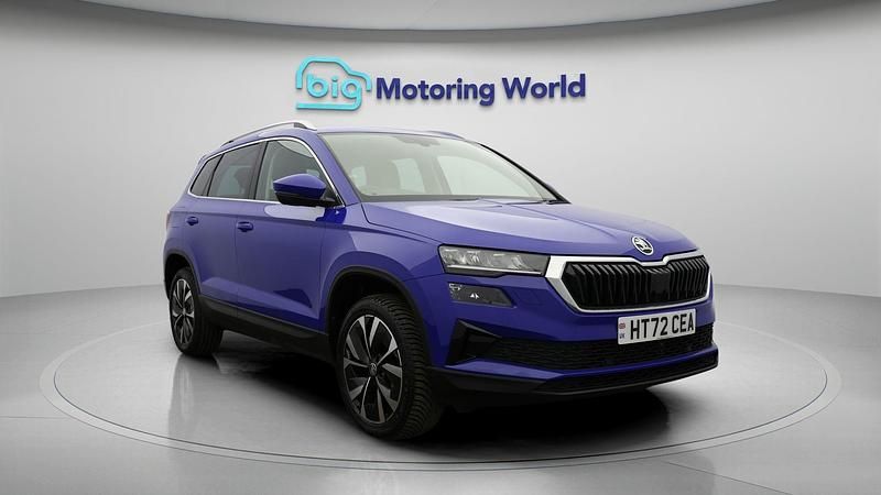 Blue Used 2023 Skoda Karoq SE L SUV | £21,200 (Fair price) - Image 1/4