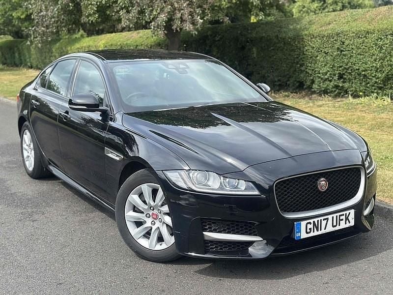 Black Used 2017 Jaguar XF R-Sport Sedan | £7,490 (Good price) - Image 1/4