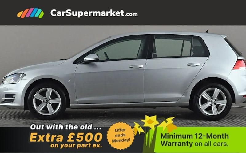 Used VW Golf VII Edition 110 HP (80 kW) 2016 Silver Hatchback