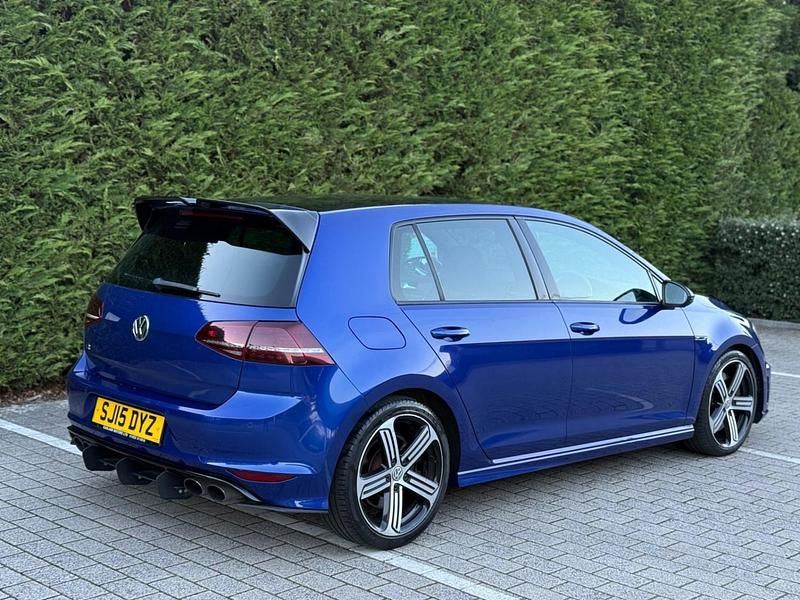 Used VW Golf VII R 2015 Blue Hatchback