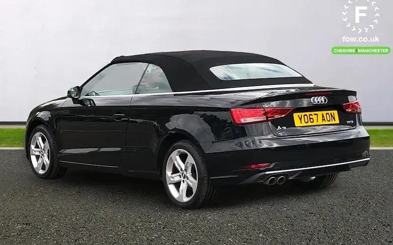 Used Audi A3 Cabriolet Sport 150 HP (110 kW) 2017 Black Cabriolet