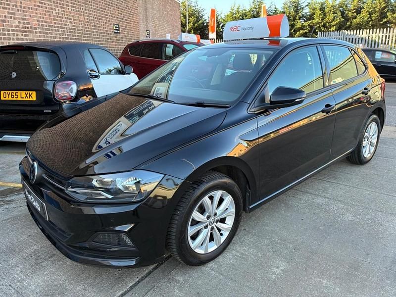 Black Used 2018 VW Polo SE Hatchback | £9,290 (Fair price) - Image 1/4