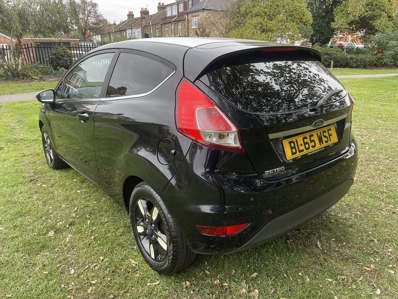 Used Ford Fiesta Zetec 2015 Black Hatchback
