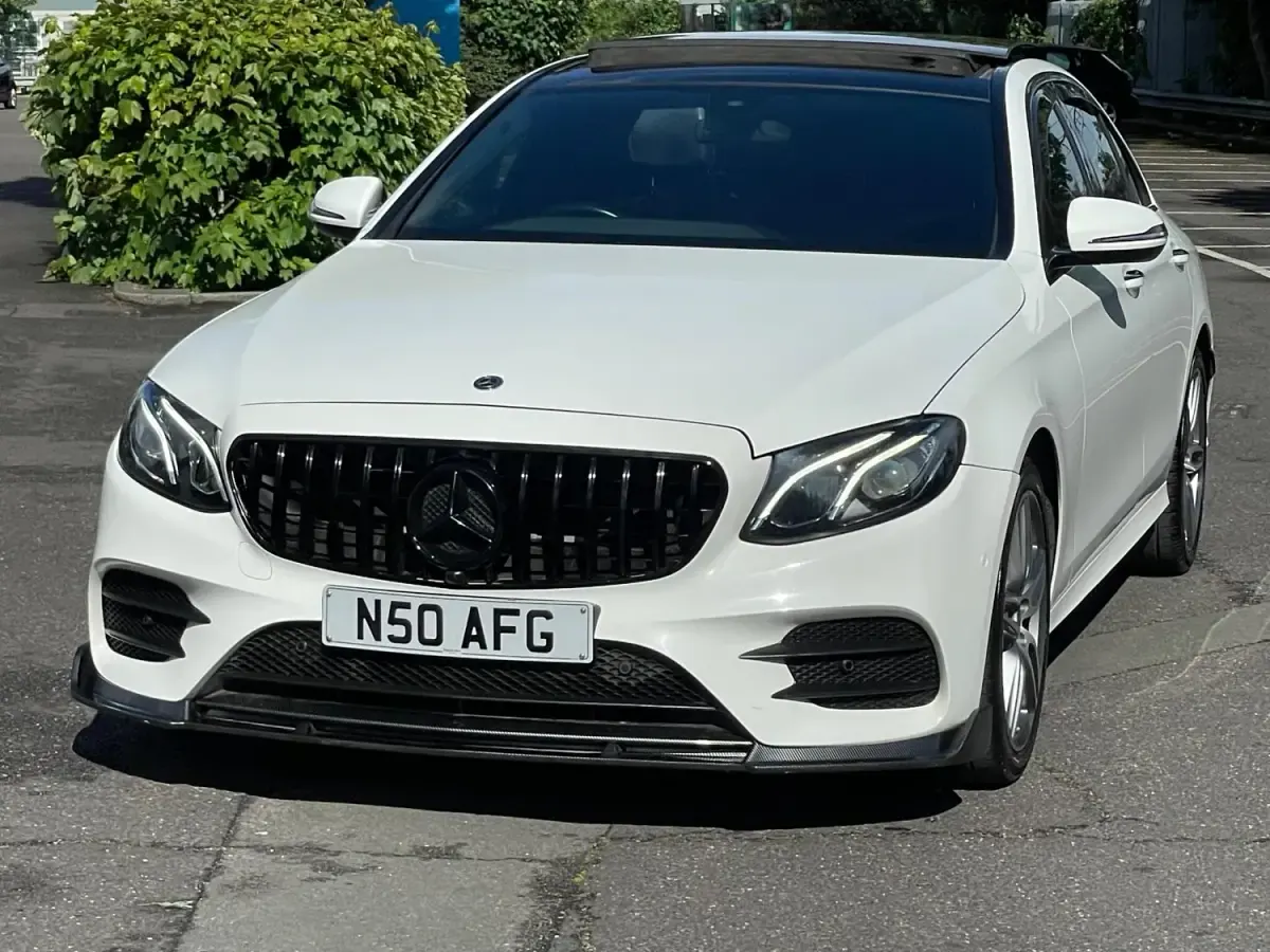 Used Mercedes E200 AMG Line Premium 2018 White Sedan
