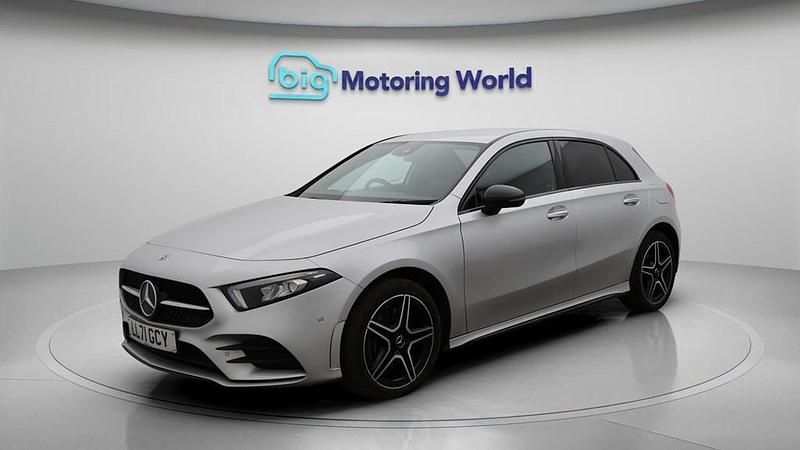 Used Mercedes A250 AMG line 2022 Silver Hatchback