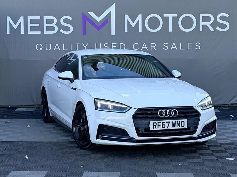 Used Audi A5 Sportback S-Line 2017 White Hatchback