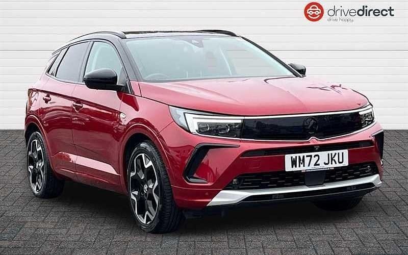 Used Vauxhall Grandland X Ultimate 131 HP (96 kW) 2023 Red SUV