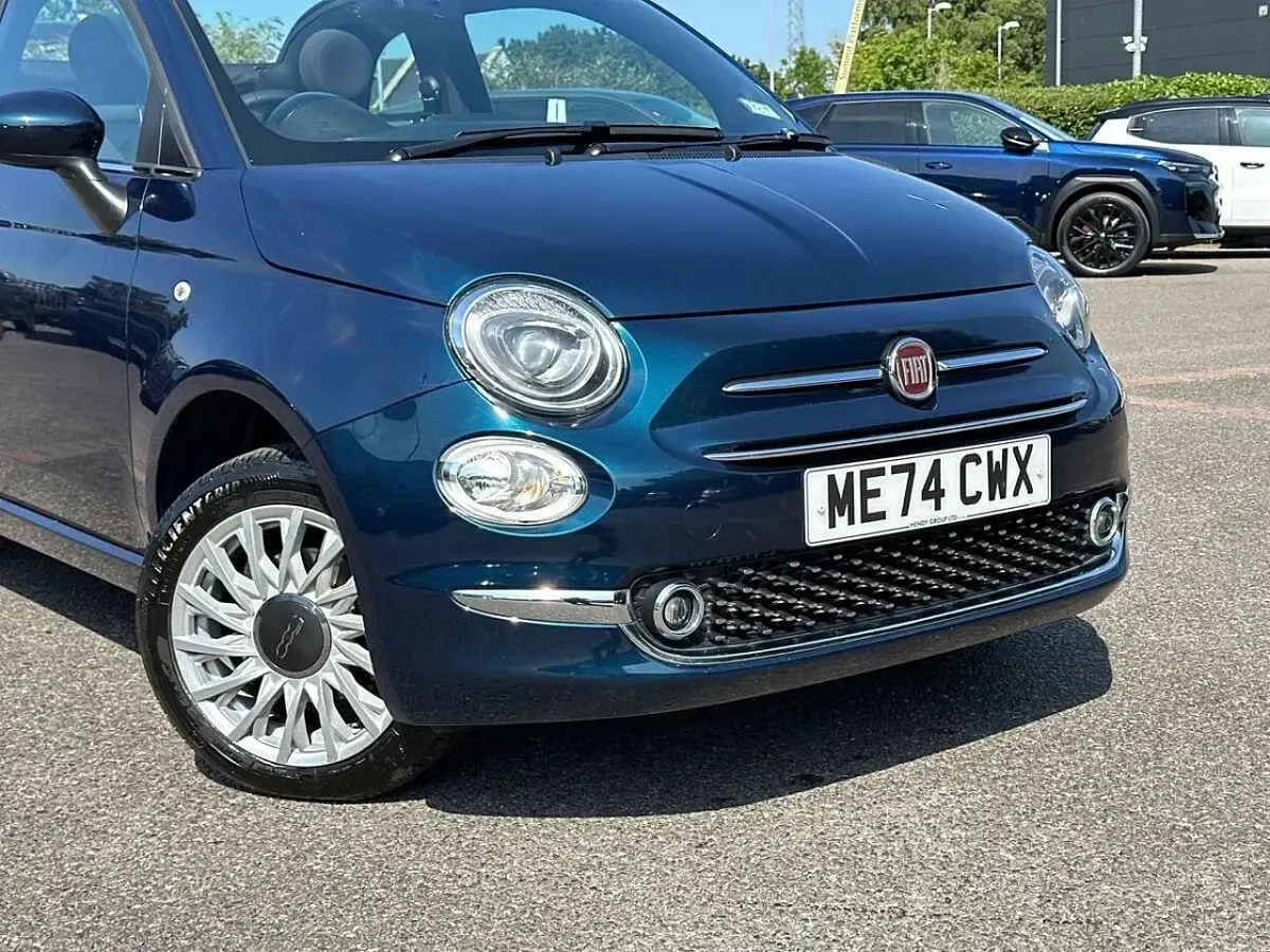 Used Fiat 500C S 70 HP (51 kW) 2025 Blue Cabriolet