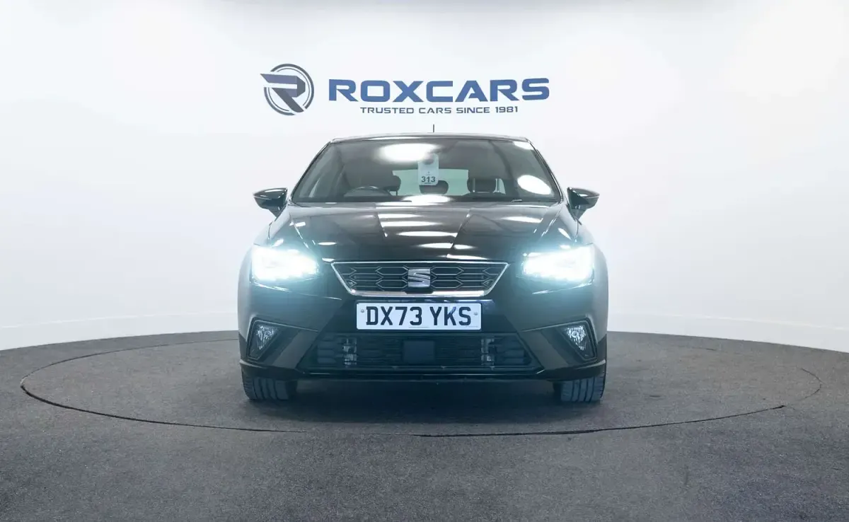 Used Seat Ibiza FR Sport 110 HP (80 kW) 2023 Black Hatchback