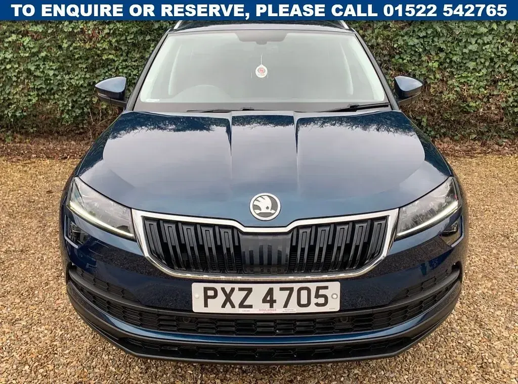 Used Skoda Karoq SE L 109 HP (80 kW) 2021 Blue SUV