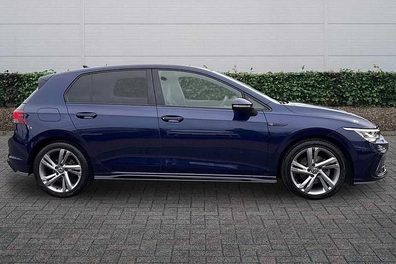 Used VW Golf VIII R-line 150 HP (110 kW) 2022 Blue Hatchback