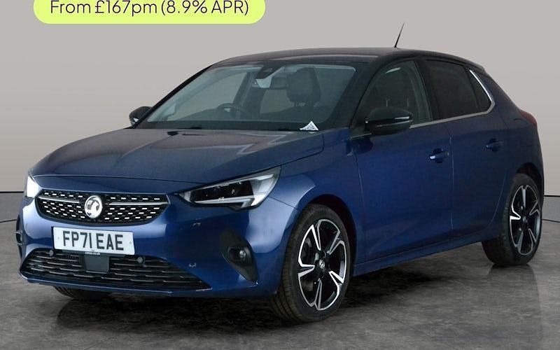 Used Vauxhall Corsa Elite 102 HP (75 kW) 2021 Blue Hatchback