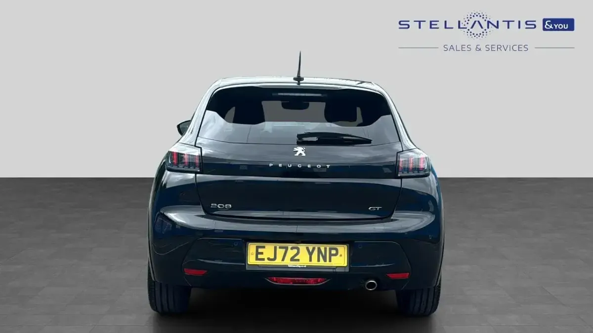 Used Peugeot 208 GT 99 HP (72 kW) 2022 Black Hatchback