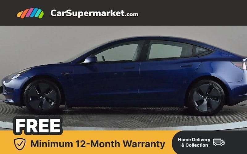 Used Tesla Model 3 Standard Range 208 kW (283 HP) 2021 Blue Sedan