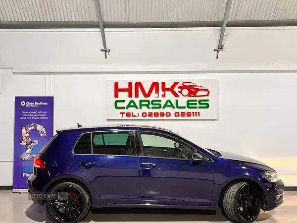 Used VW Golf VII Match 115 HP (84 kW) 2019 Blue Hatchback