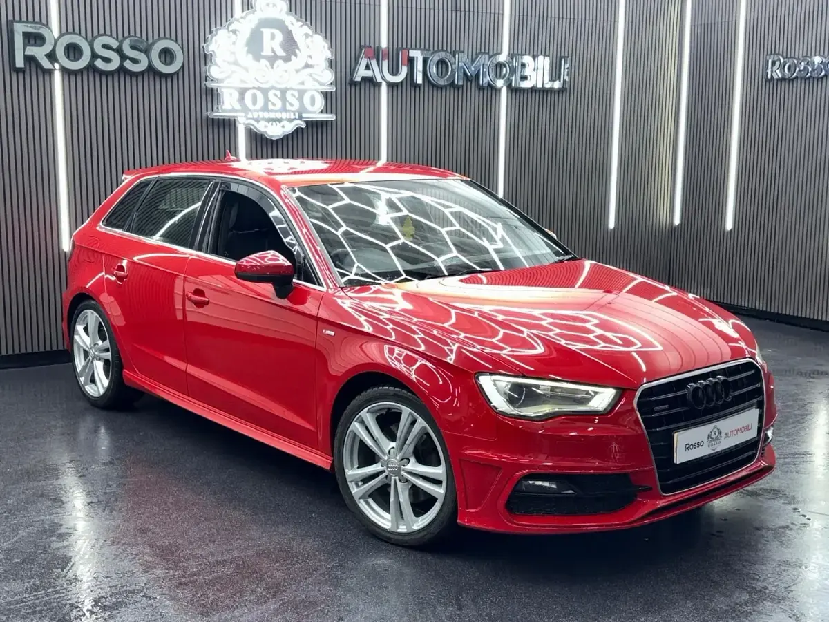 Used Audi A3 S-Line 184 HP (135 kW) 2013 Red Hatchback