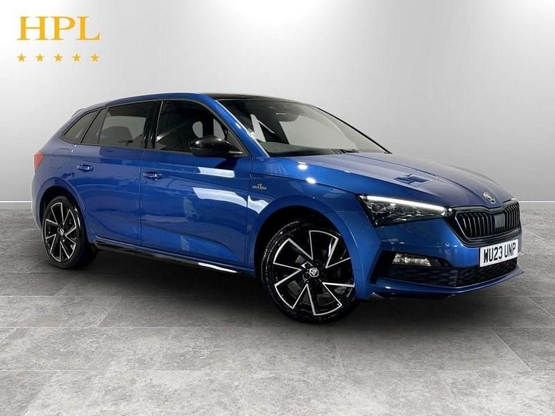 Used Skoda Scala Monte Carlo 110 HP (80 kW) 2023 Blue Hatchback