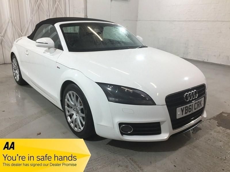 Used Audi TT Roadster S-Line 160 HP (117 kW) 2011 White Cabriolet