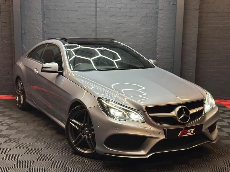 Silver Used 2015 Mercedes E220 AMG line Coupe | £8,495 (Fair price) - Image 1/4