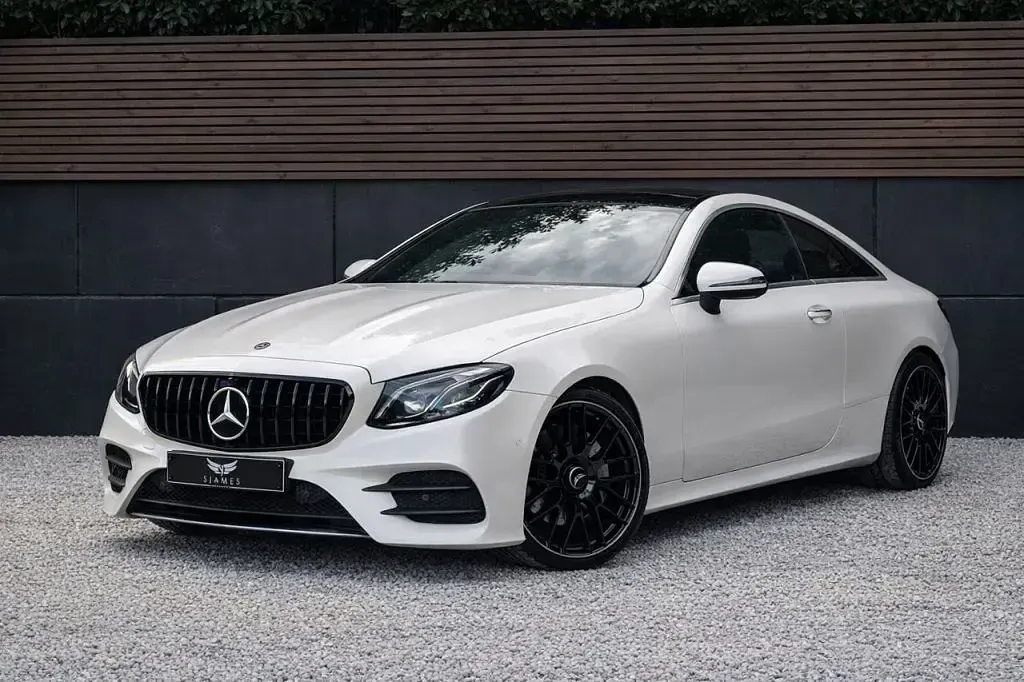 Used Mercedes E220 AMG Line Premium Plus 2018 White Coupe