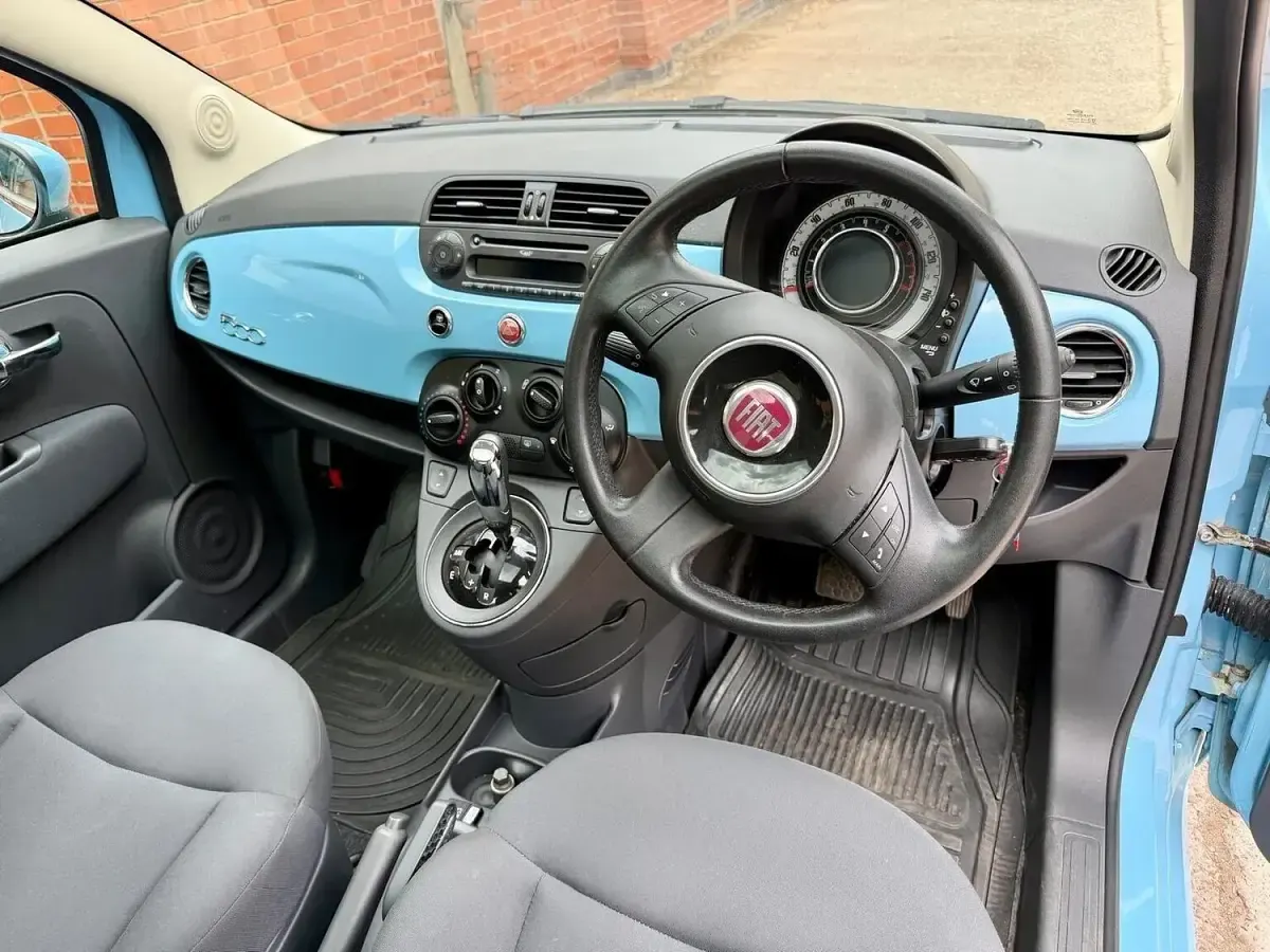 Used Fiat 500 Lounge 2014 Blue Hatchback