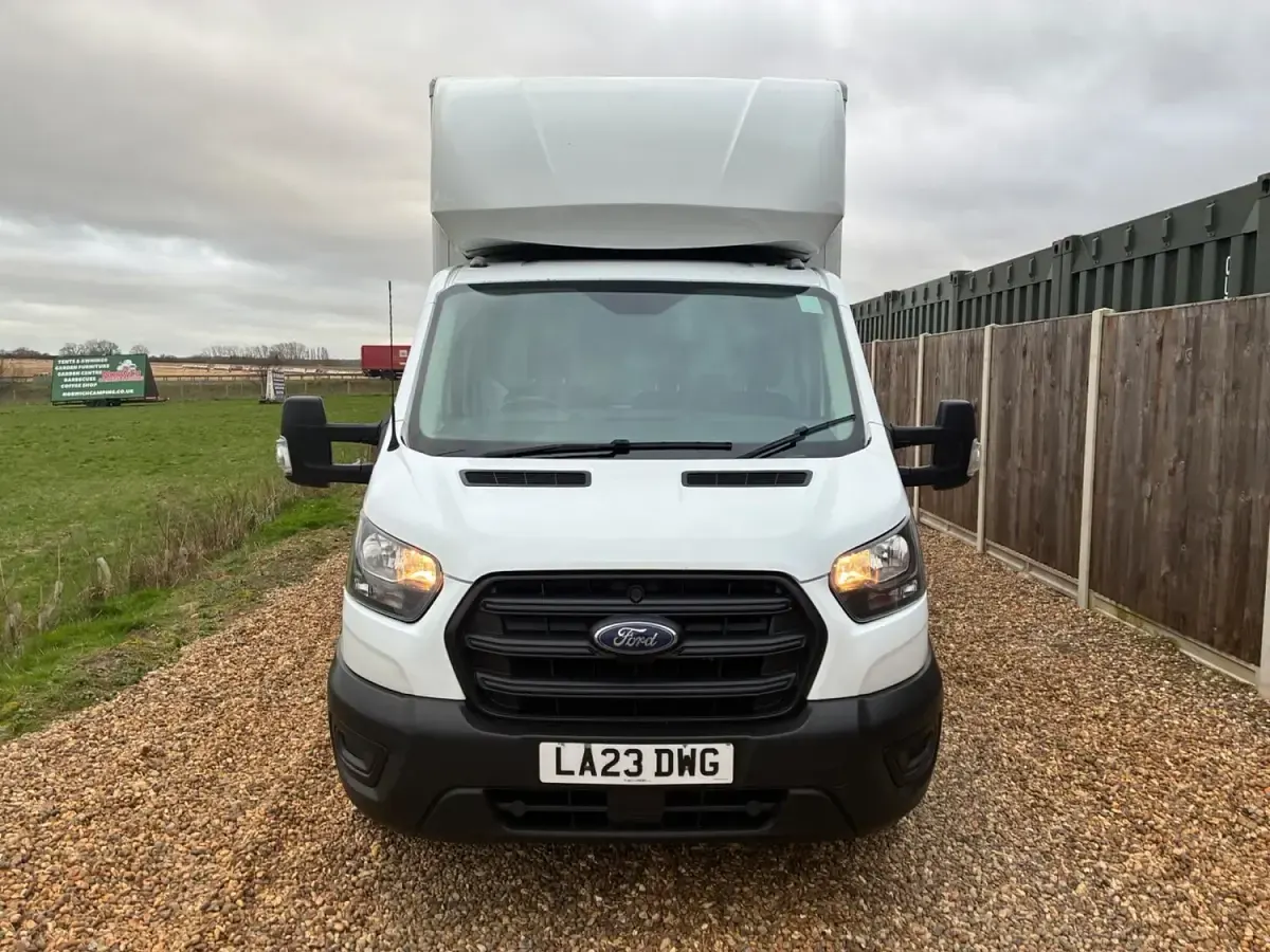 Used Ford Transit S 130 HP (95 kW) 2023 White Cabriolet