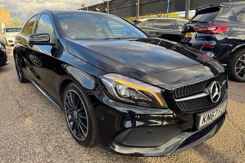 Black Used 2017 Mercedes A180 AMG Line Premium Hatchback | £10,399 (Good price) - Image 1/1