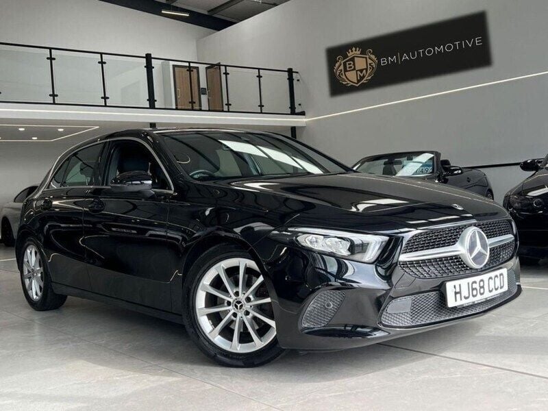 Black Used 2018 Mercedes A180 Executive Hatchback | £12,995 (Fair price) - Image 1/4