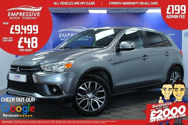 Grey Used 2018 Mitsubishi ASX SUV | £9,499 (A bit pricey) - Image 1/4