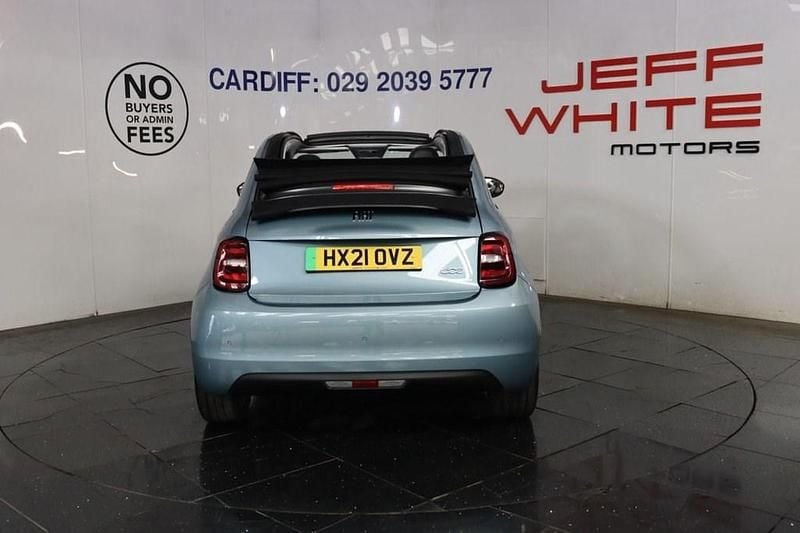 Used Fiat 500e Star 86 kW (118 HP) 2021 Blue Cabriolet