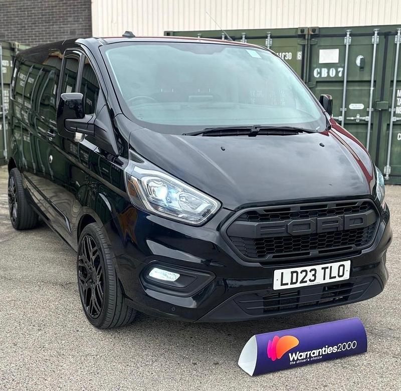 Used Ford Transit Custom 126 HP (92 kW) 2023 Black Van