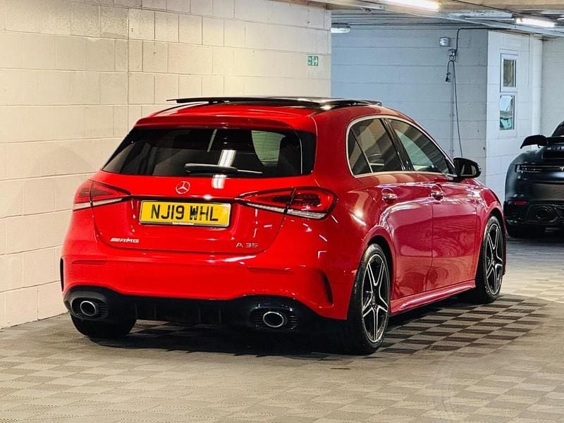 Used Mercedes A35 AMG Premium Plus 2019 Red Hatchback