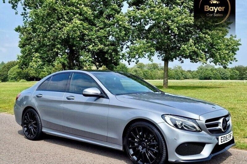 Silver Used 2016 Mercedes C220 AMG Line Premium Plus Sedan | £9,785 (Fair price) - Image 1/1