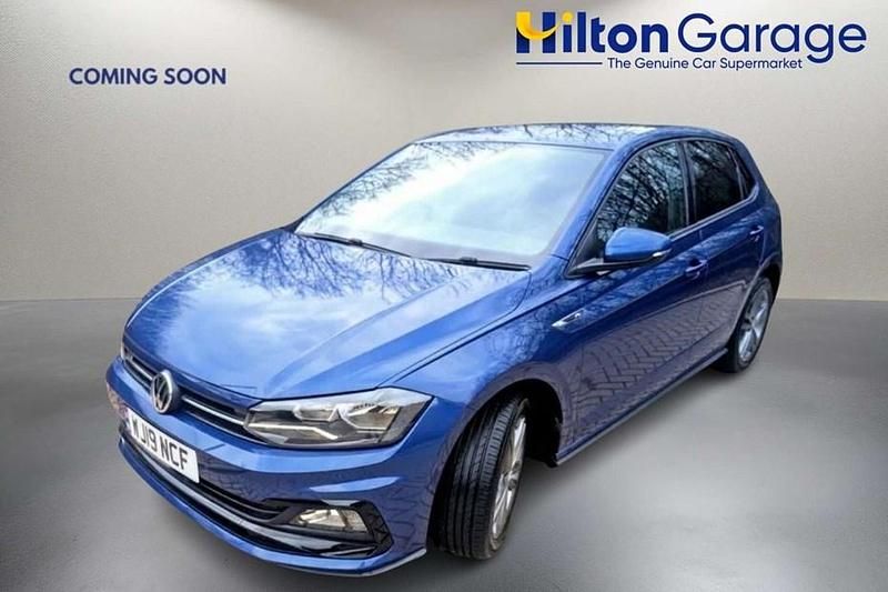Used VW Polo R-line 115 HP (84 kW) 2019 Blue Hatchback