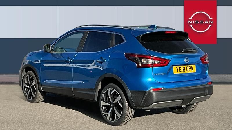 Used Nissan Qashqai Tekna 131 HP (96 kW) 2018 Blue SUV