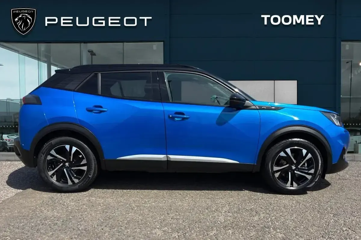 Used Peugeot e-2008 GT 98 kW (134 HP) 2021 Blue SUV